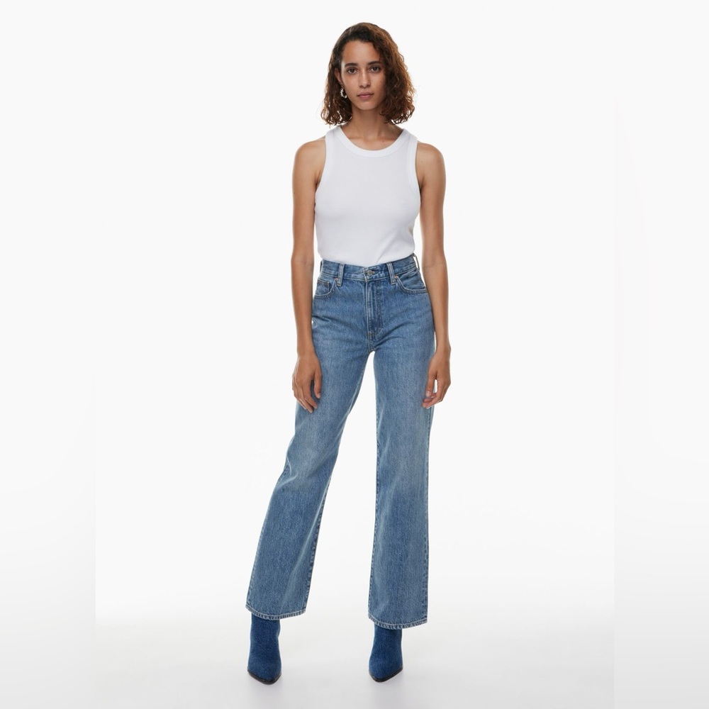 Denim Forum Farrah High-Rise Wide Leg